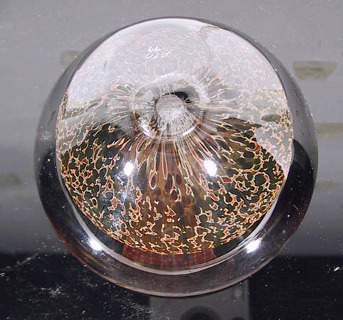 Collectible Glass Paperweight signed FTM