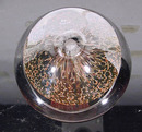 Collectible Glass Paperweight signed FTM