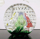 Collectible Glass Paperweight, Joe St. Clair