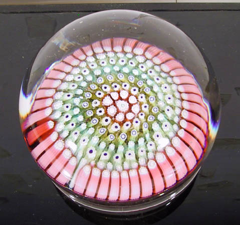 Collectible Glass Paperweight, Whitefriars 1898