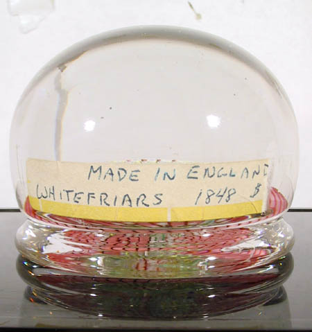Collectible Glass Paperweight, Whitefriars 1898