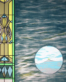Rita Simon S/N Serigraph, Stained Glass Window