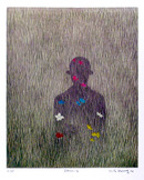 K.B. Hwang, Mezzotint, Homage to Magritte