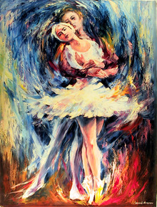 Leonid Afremov Oil Painting, Romeo & Julliet