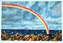 Antonio Recalcati S/N Serigraph, Rainbow