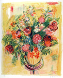 Wayne Ensrud Lithograph, Floral Still Life