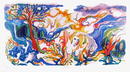 R.J. Christensen, S/N Lithograph Passion Flower