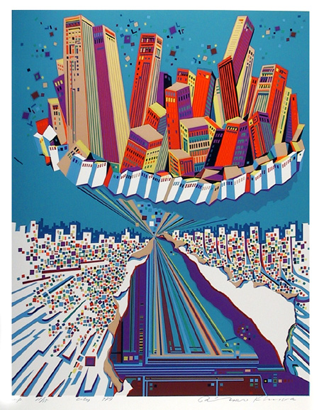 Risabura Kimura S/N Serigraph, City 379