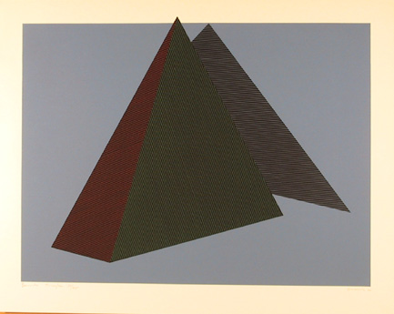 Jean-Marie Haessle, OP Art Serigraph Bermuda