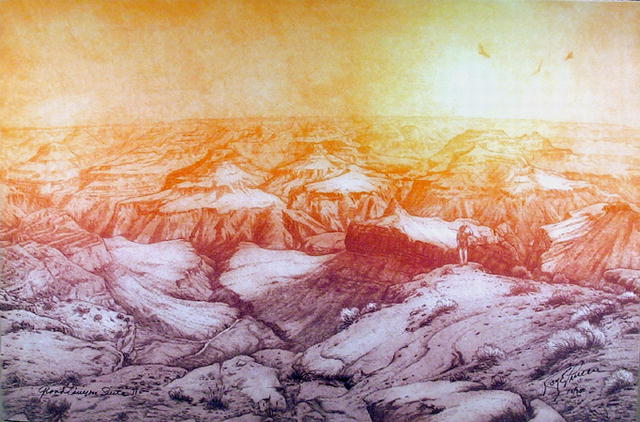 Roy Purcell, Western Etching, Grand Canyon