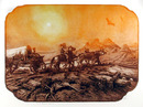 Roy Purcell S/N Etching, On the Spanish Trail