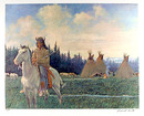 Rockwell Smith S/N Western Print, Chief Looking