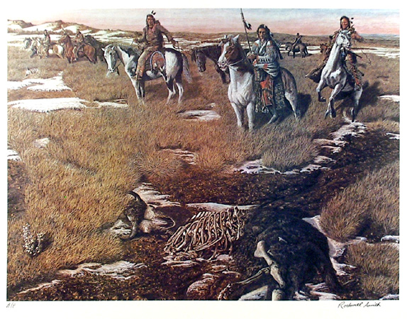 Rockwell Smith S/N Western Print, 1979