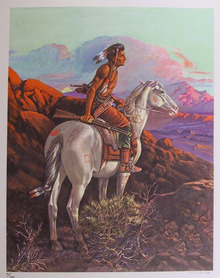 Cecil Smith S/N Western Print, The Lookout