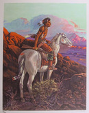Cecil Smith S/N Western Print, The Lookout