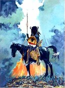 Noel Daggett S/N Western Print, War Chief