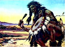 Noel Daggett S/N Western Print, Strong Medicine