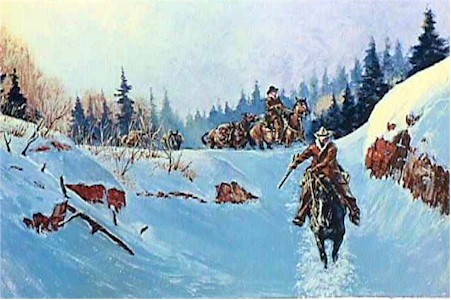 Noel Daggett S/N Western Print, High Country
