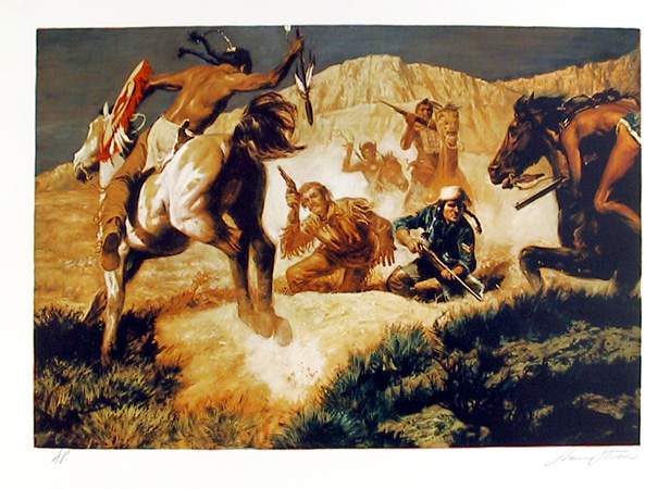 Shannon Sternweis S/N Western Print, Last Stand