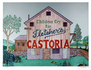 Jack Hofflander, Serigraph, Folk Art, Barn