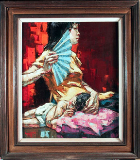 Noel Dagget Oil Painting, Fan Nap: Vietnam