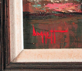 Noel Dagget Oil Painting, Fan Nap: Vietnam