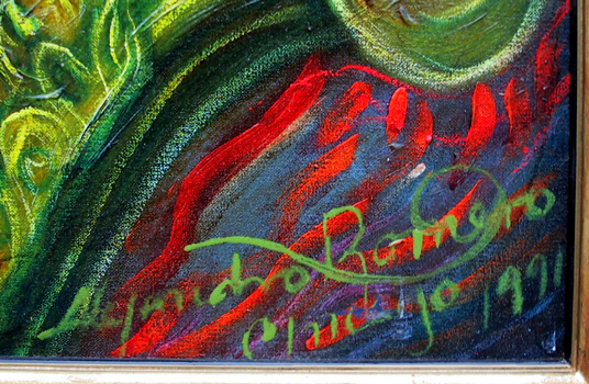 Alejandro Romero Oil on Canvas Painting, Jazz