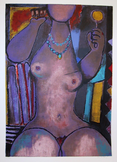 Remo Farruggio S/N Lithograph, Nude
