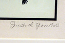 Friedrich Gross S/N Framed Serigraph, The Cat