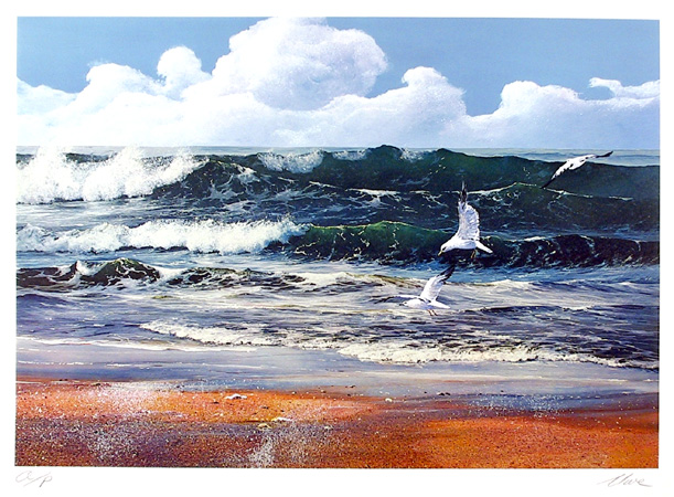 Uwe Werner S/N Seascape Print, After the storm