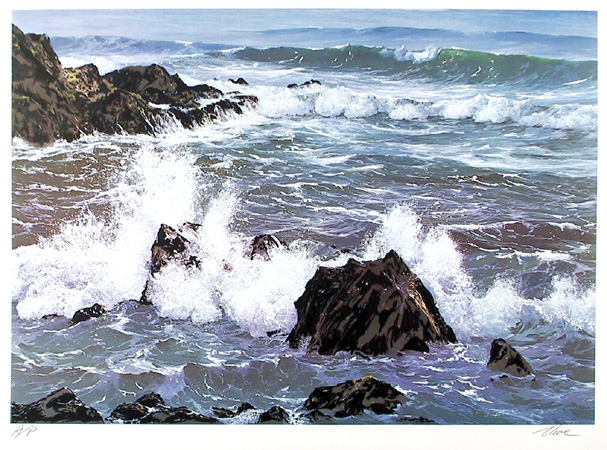 Uwe Werner S/N Seascape Print,
