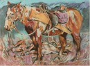 Everett Hibbard S/N Print, Hunter Horse