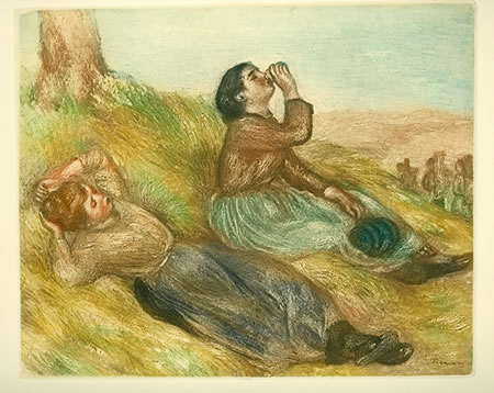 Pierre-Auguste Renoir Etching