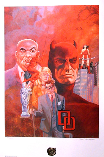 Daredevil Limited Edition Print, 1987