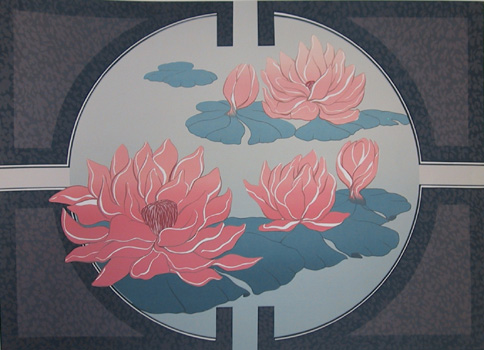 Pat Cheek Lee Floral Print, Libra Lillies