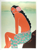 Gina Lombardi S/N Lithograph, Island Girl
