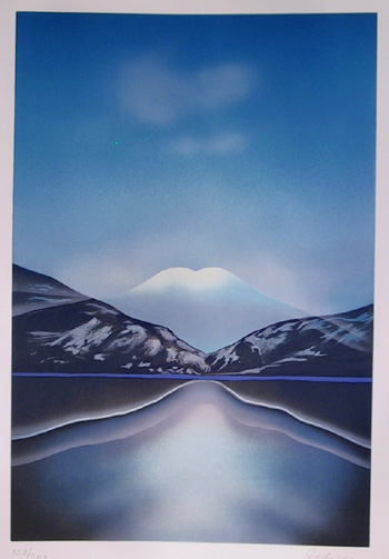 Irene Dedicova, Mountain Landscape Lithograph