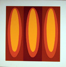 Hellen Thomas S/N OP Art Serigraph