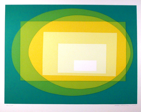 Hellen Thomas S/N OP Art Serigraph