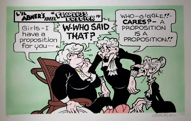 Al Capp, Li'l Abnber, Lithograph, Comic Art