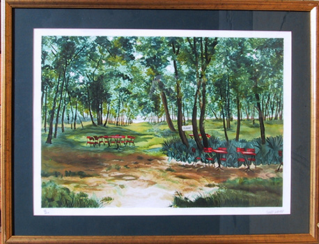 Michel Saint Albans Framed Landscape Print
