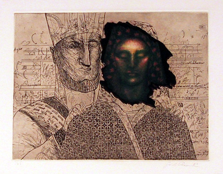 Saint Clair Cemin Signed Aquatint Etching