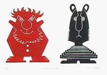 Jean Sariano S/N Etching, Le Rouge et Le Noir