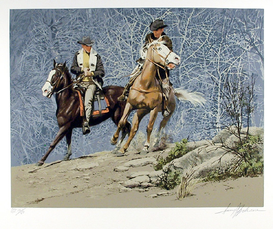 Harry Schaare S/N Lithograph, Western Art,