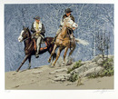 Harry Schaare S/N Lithograph, Western Art,