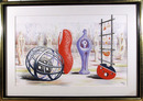 Henry Moore Lithograph 1949, Sculpture