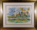 Wayne Ensrud Watercolor Painting, Central Park