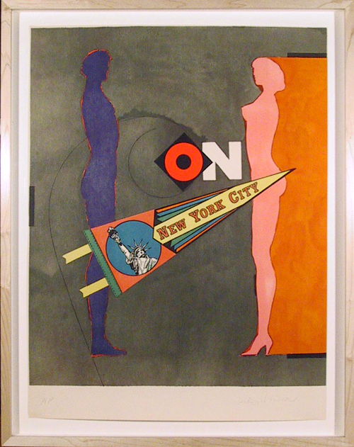 Richard Lindner, New York City, Lithograph