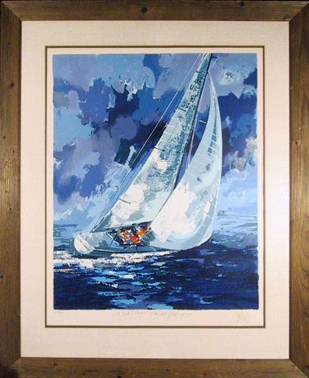 Wayland Moore S/N Lithograph, Sailing