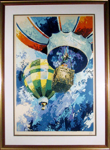 Wayland Moore S/N Serigraph, Hot Air Balloons